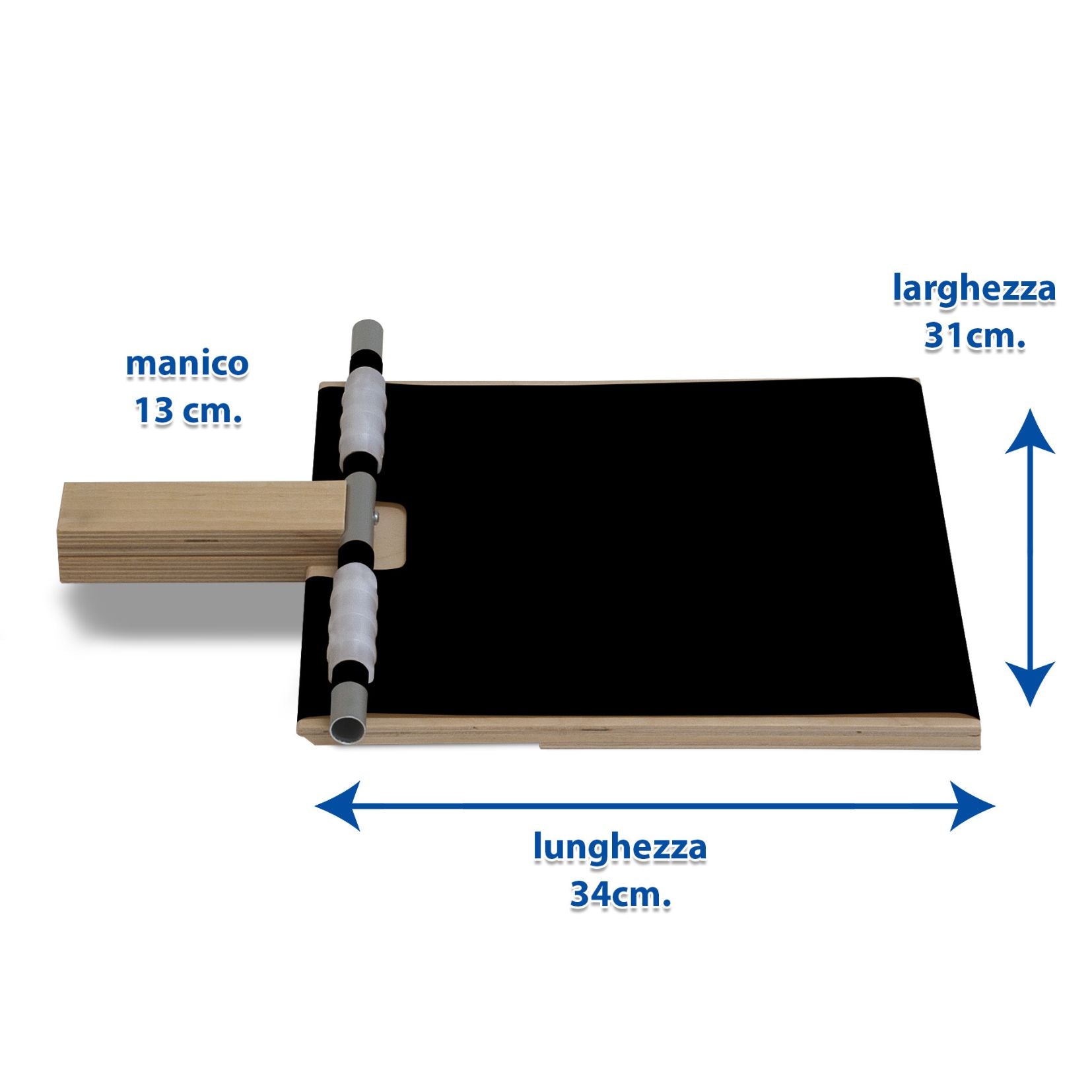 Pala Vesuvius 31x34 cm (nuova versione con telo in teflon Nero di nuova generazione) - PalaVesuvius