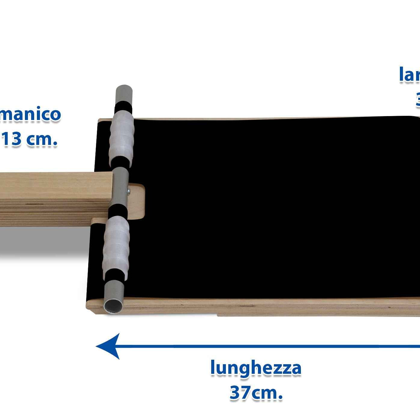 Pala Vesuvius 34x37 cm + un Telo in teflon Marrone di ricambio