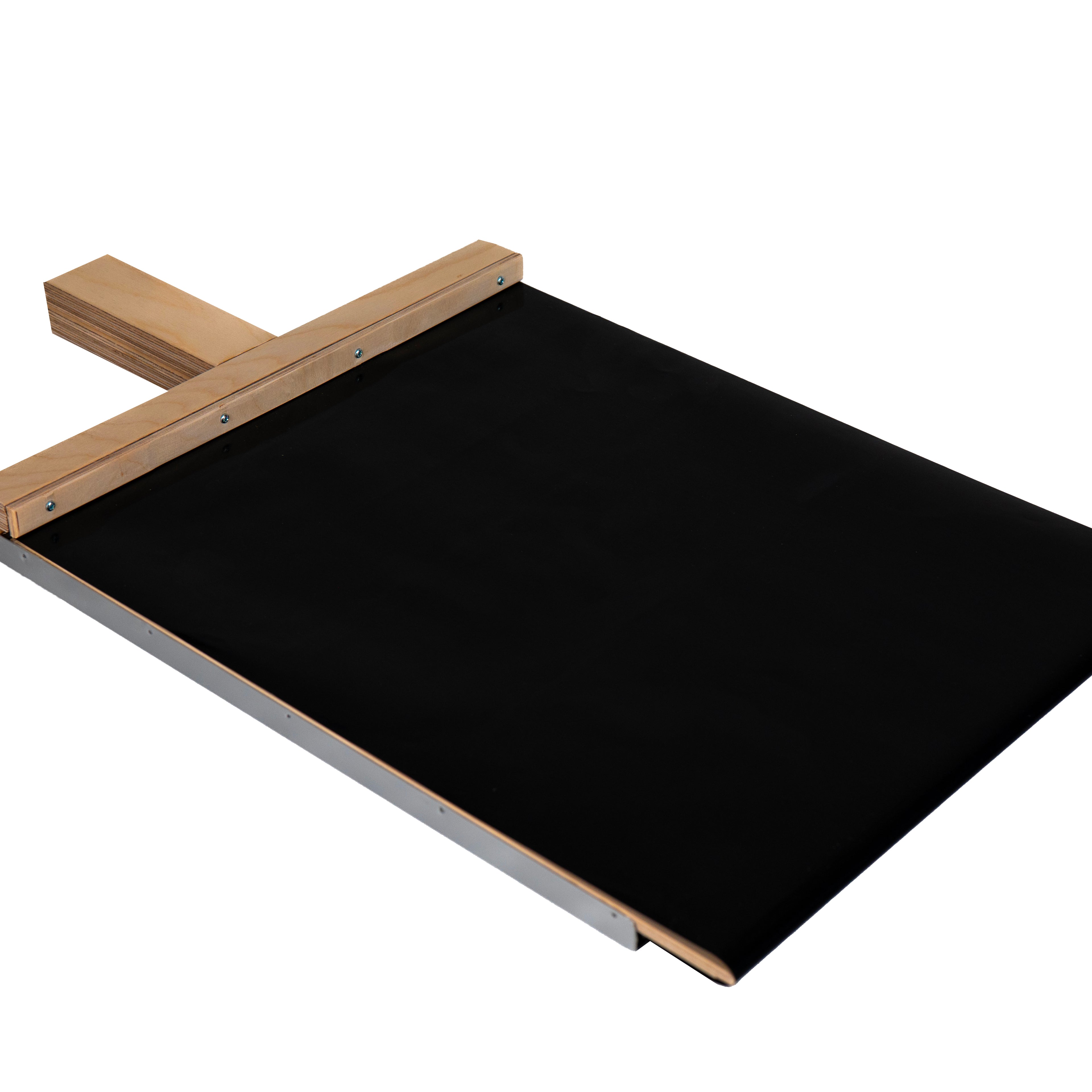 Pala Vesuvius Evolution 33x41cm con telo in teflon marrone e manici premium per pizzaioli professionisti