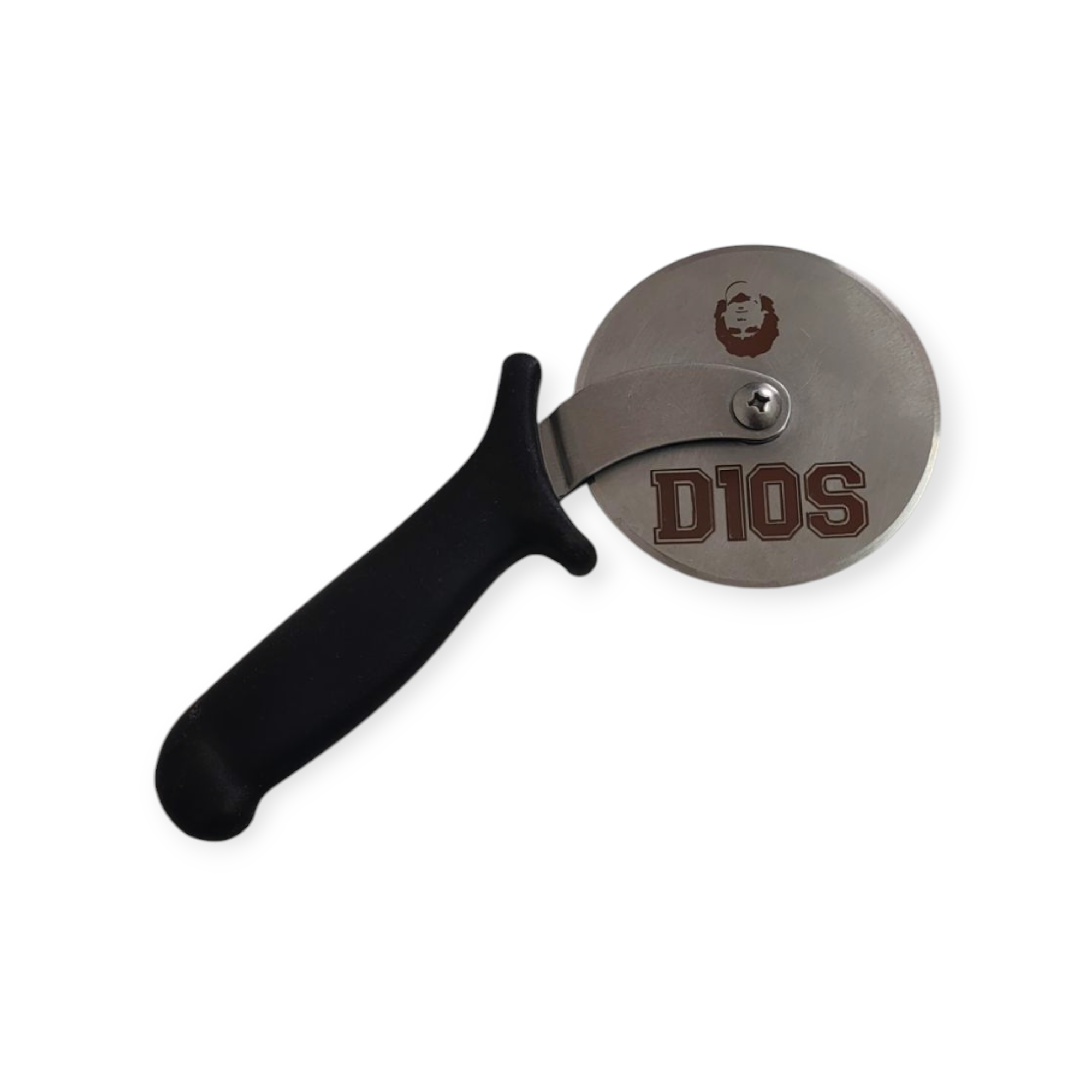 Rotella Taglia Pizza professionale da 10cm con doppia forcella in acciaio inox - OFFERTA - PERSONALIZZABILE CON INCISIONE LASER GRATUITA