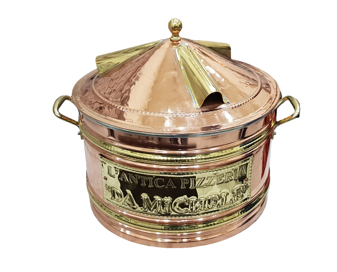 ANTICO PORTAPIZZE NAPOLETANO IN RAME E OTTONE - OFFERTA