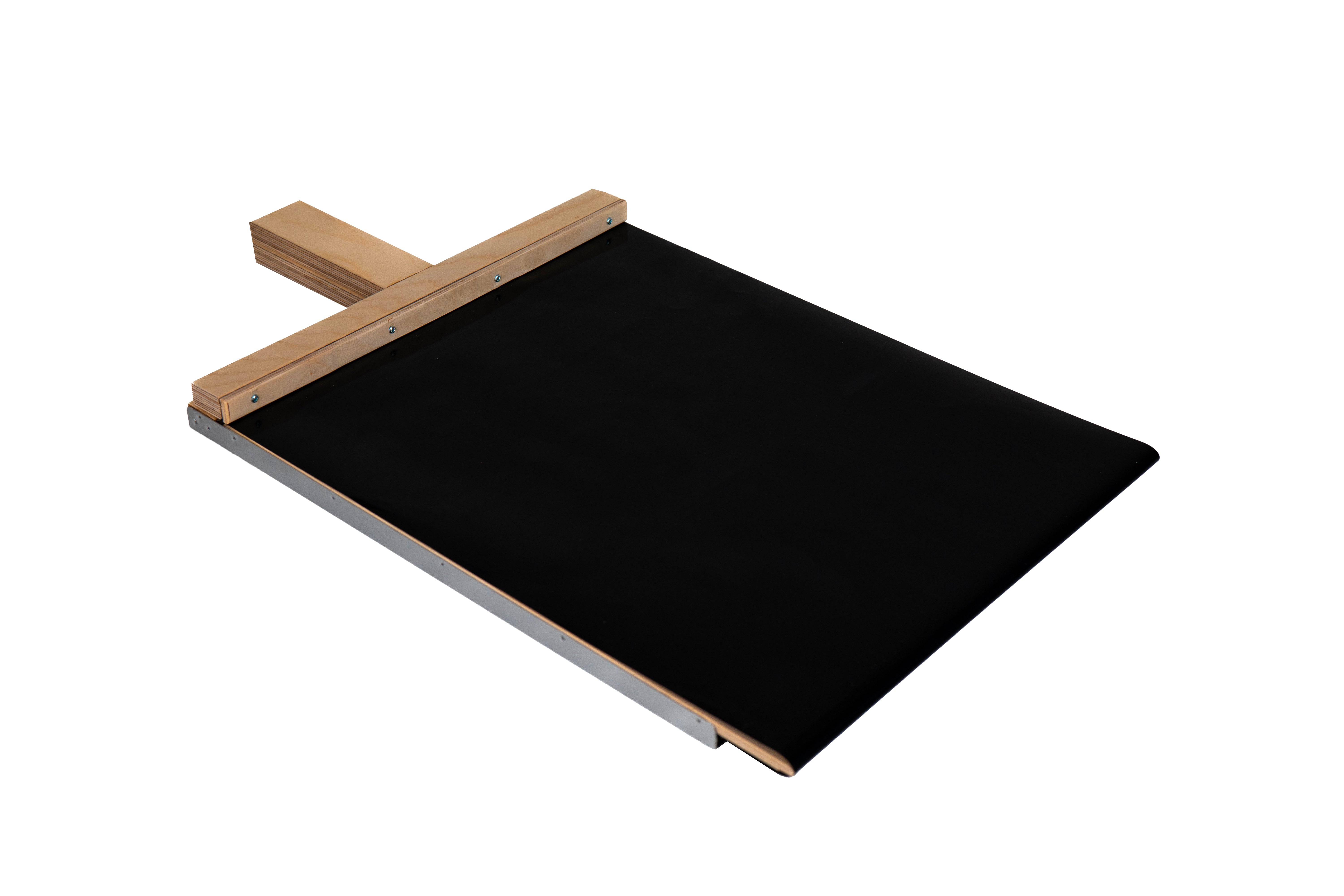 Pala Vesuvius Evolution 33x41cm con telo in teflon marrone e manici premium per pizzaioli professionisti